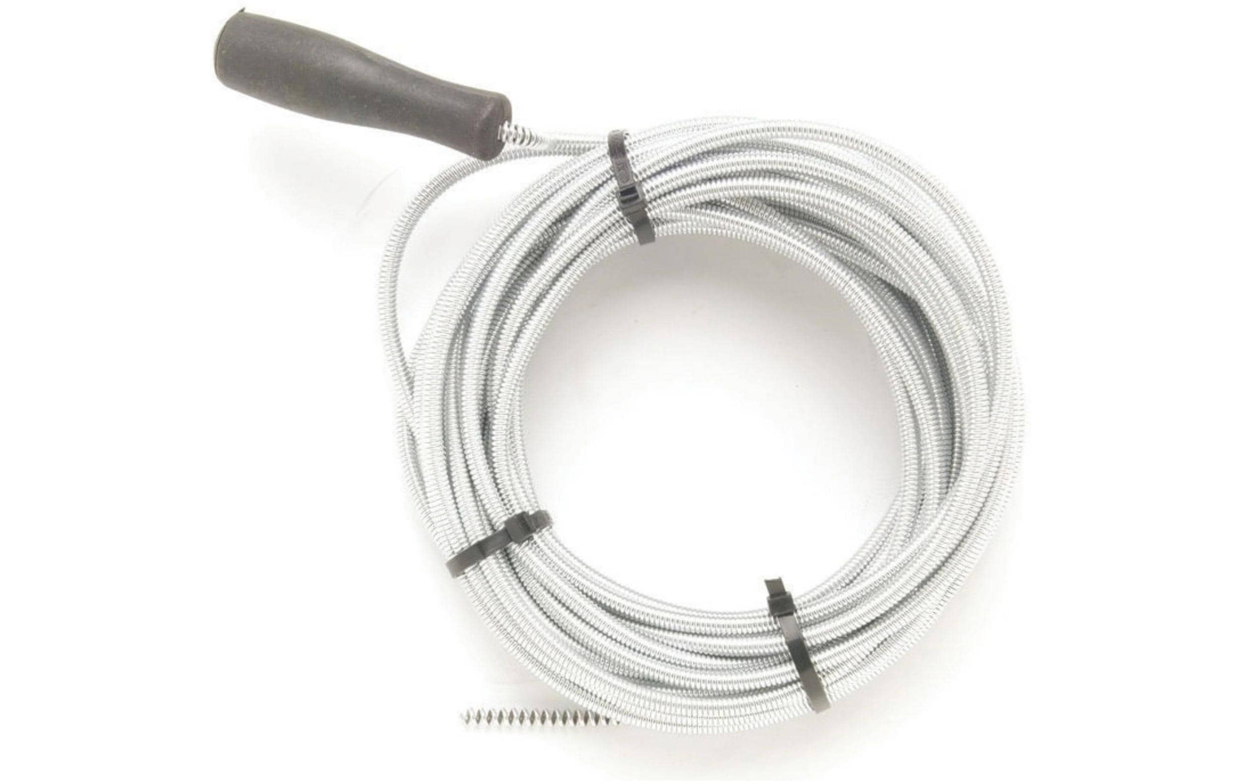 Toolland Rohrreinigungsspirale 403 PVC Metall Grau Schwarz 10 m