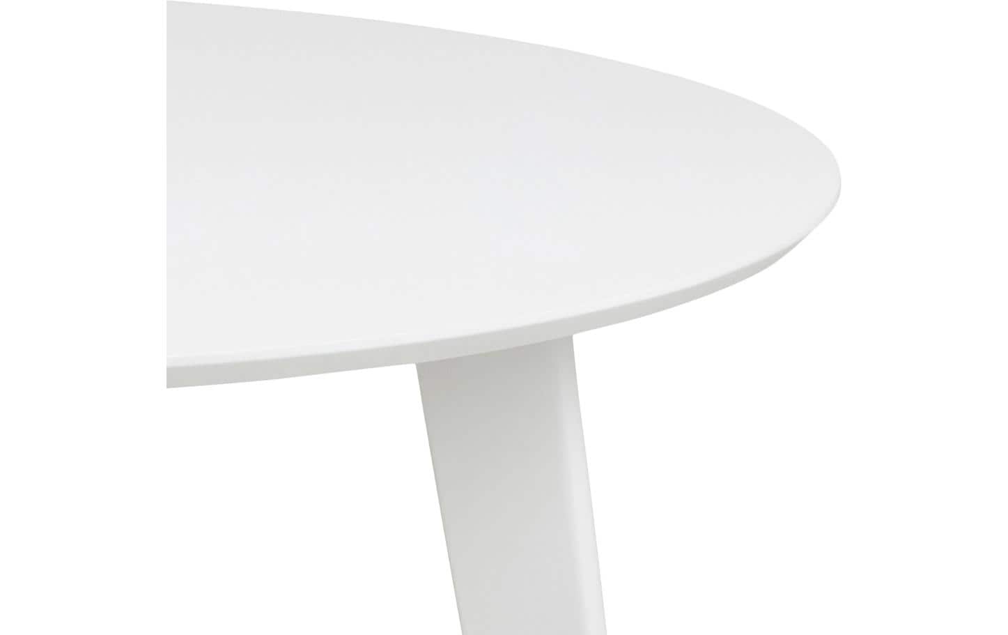 AC Design Tisch Roxby Ø 105 x 76 cm, Weiss