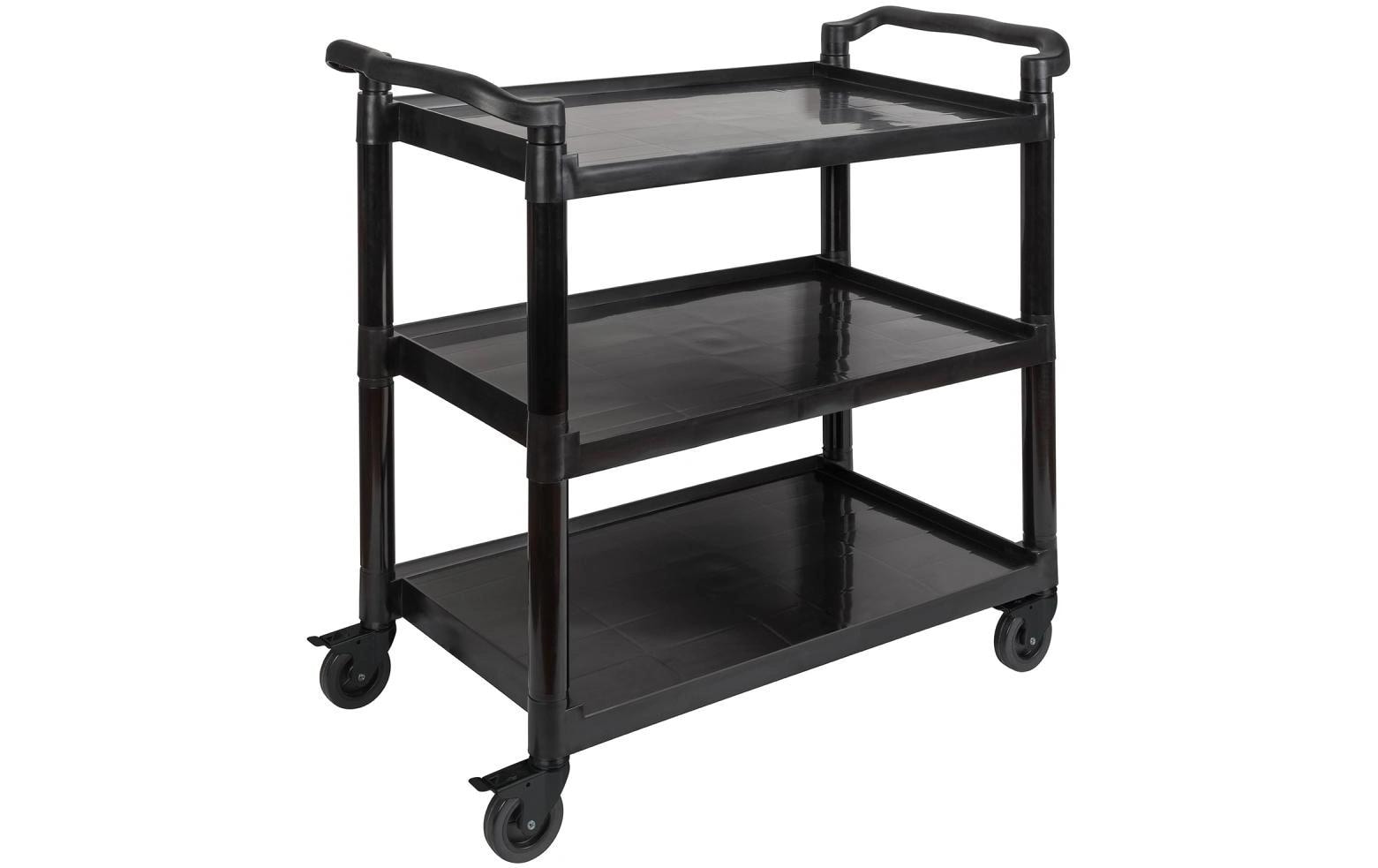 APS Servierwagen Ready 108 x 50 x 96 cm, Schwarz