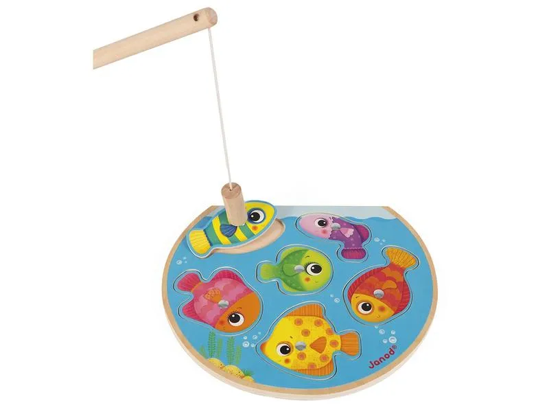 Janod Holzpuzzle Angeln im Fischglas Janod Holzpuzzle Angeln im Fischglas