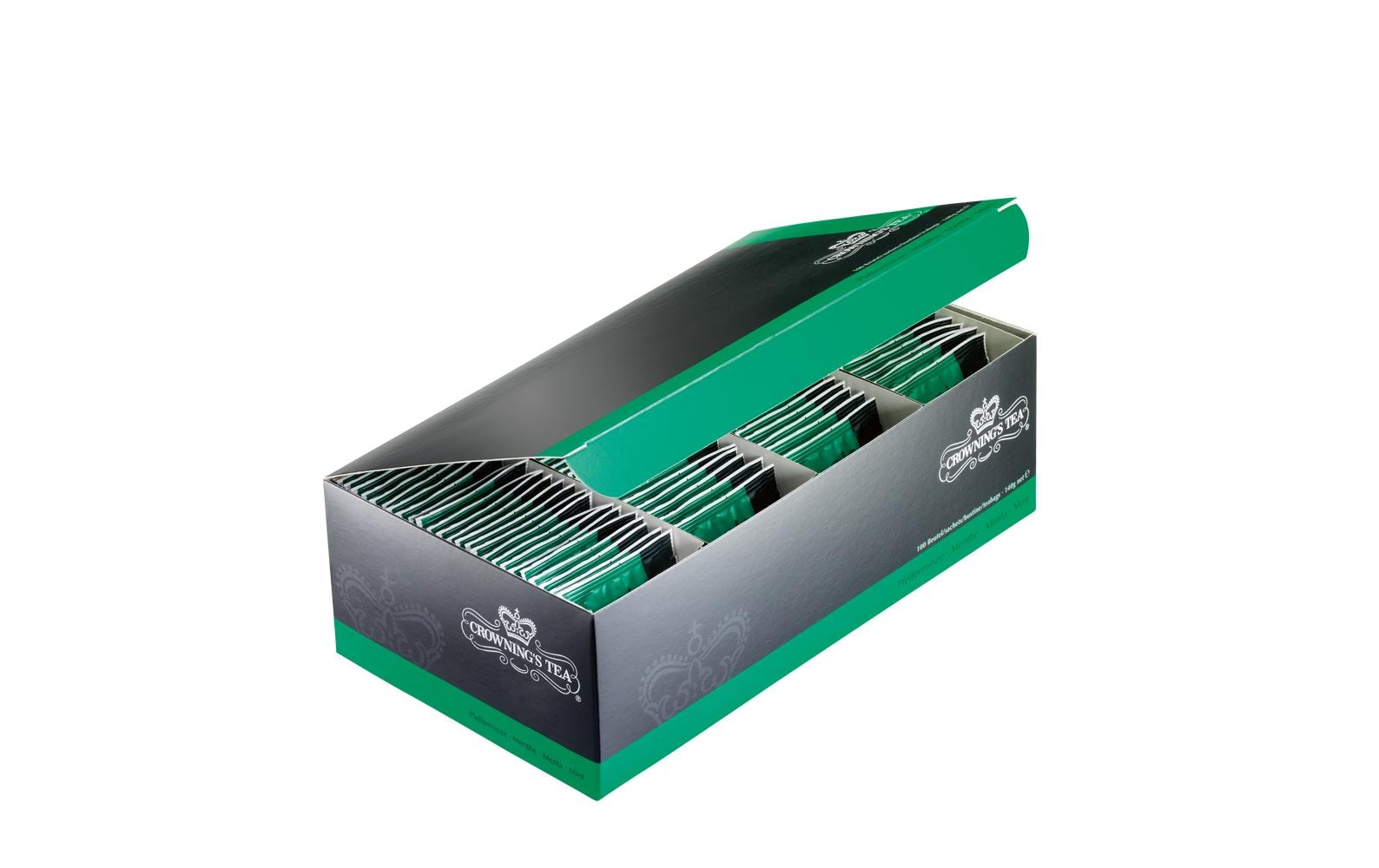 Crowning’s Tea Teebeutel Pfefferminze 100 Stück