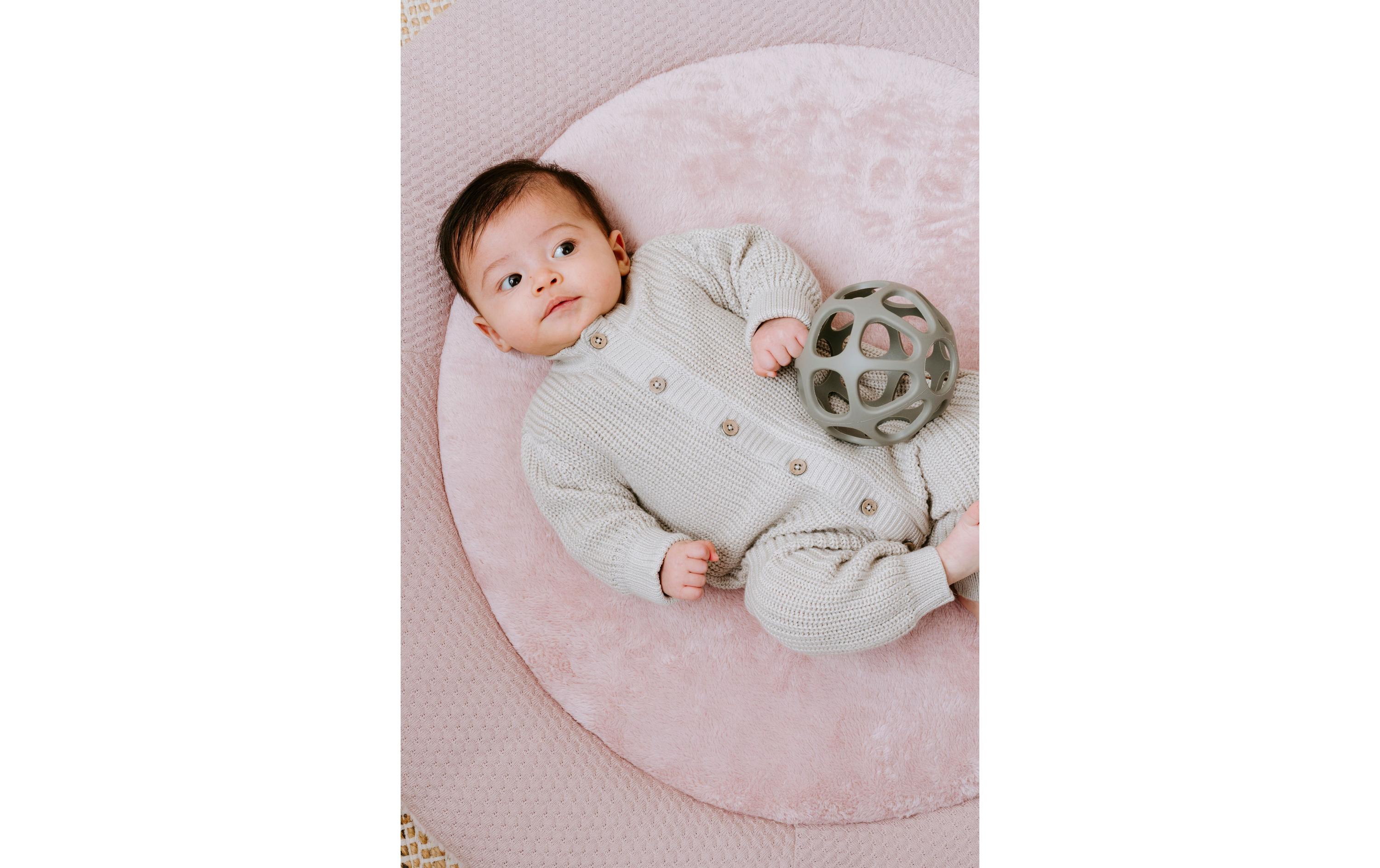 baby's only Krabbeldecke Sky Warm Linen – Ø95 cm