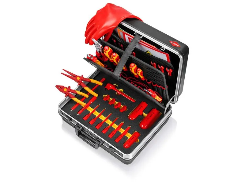 Knipex Werkzeugkoffer Basic E-Mobilität, 34-teilig