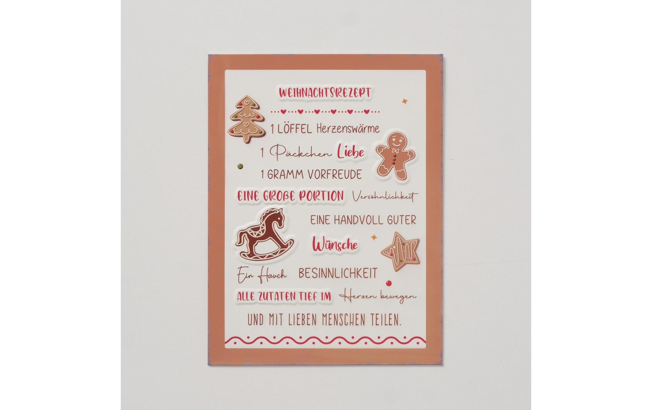 Boltze Deko Ginger Metall, 23 x 30.5 cm