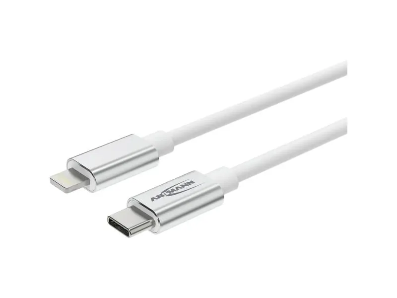 Ansmann Type C / Lightning USB Daten- und Ladekabel 120 cm Ansmann Type C / Lightning USB Daten- und Ladekabel 120 cm