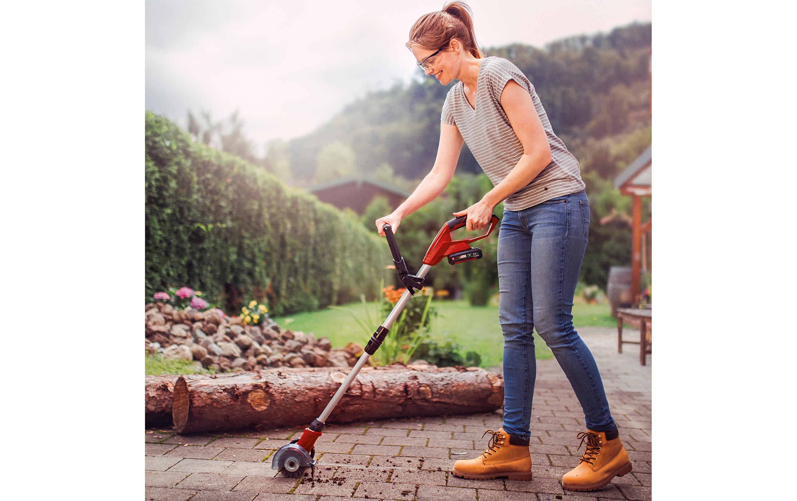 Einhell Akku-Fugenreiniger GE-CC 18 Li – Kit