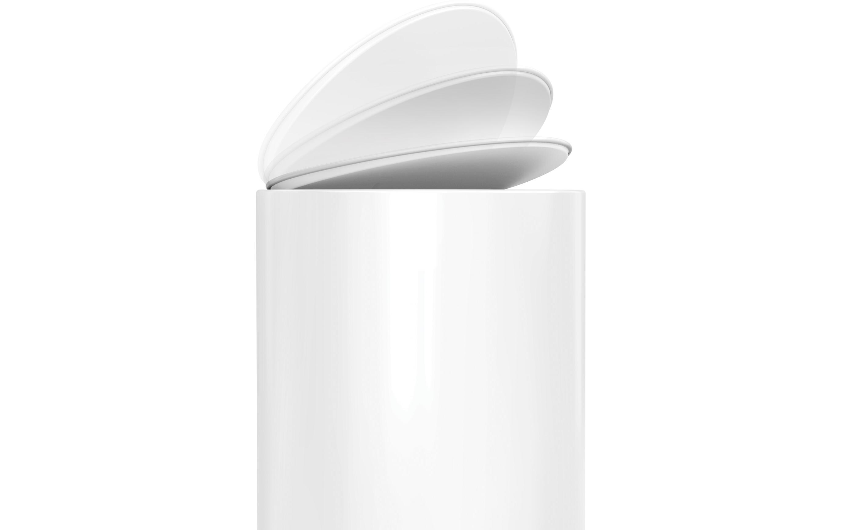 Simplehuman Abfalleimer 6 l, Weiss