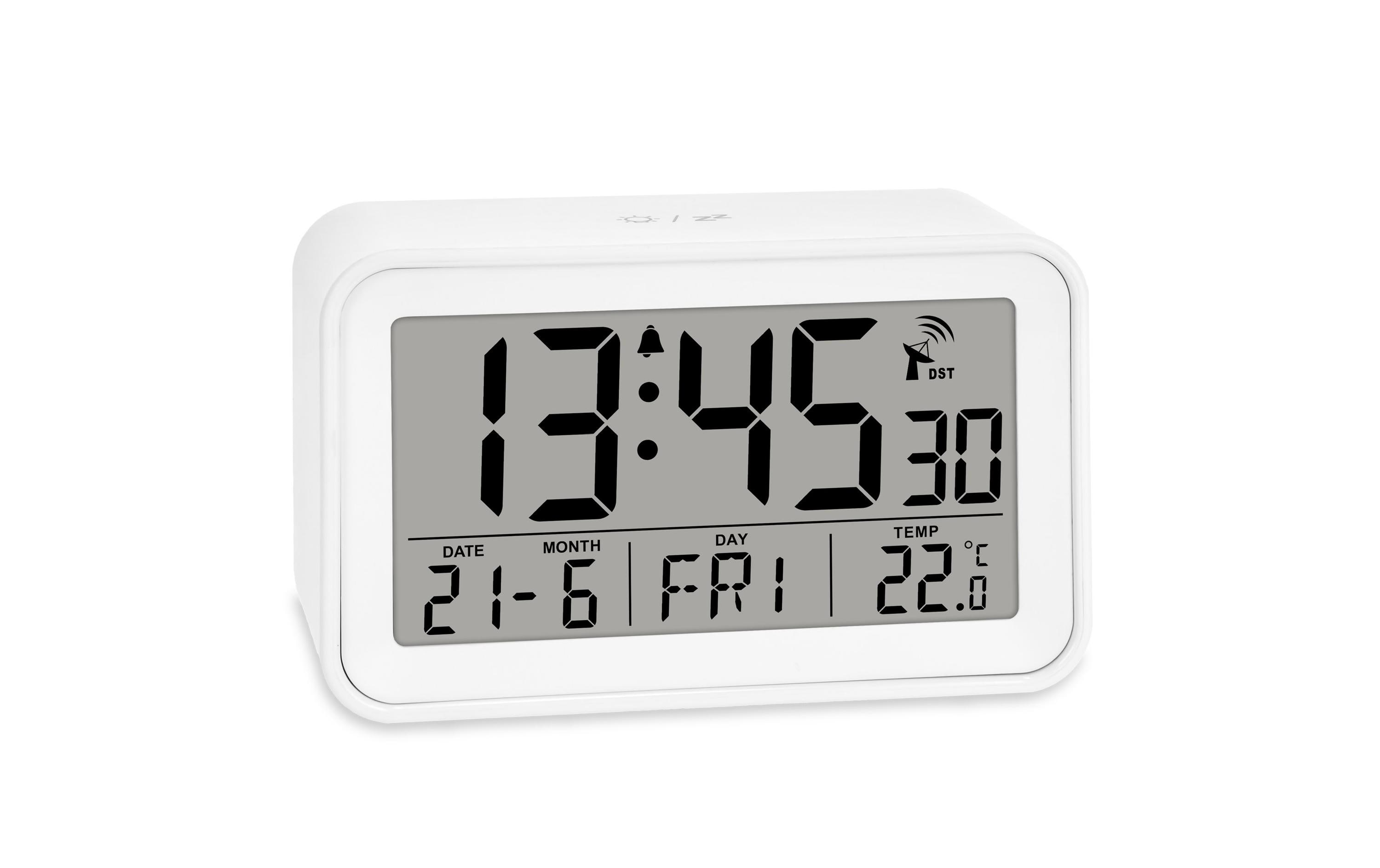 ADE Funkwecker digital Weiss