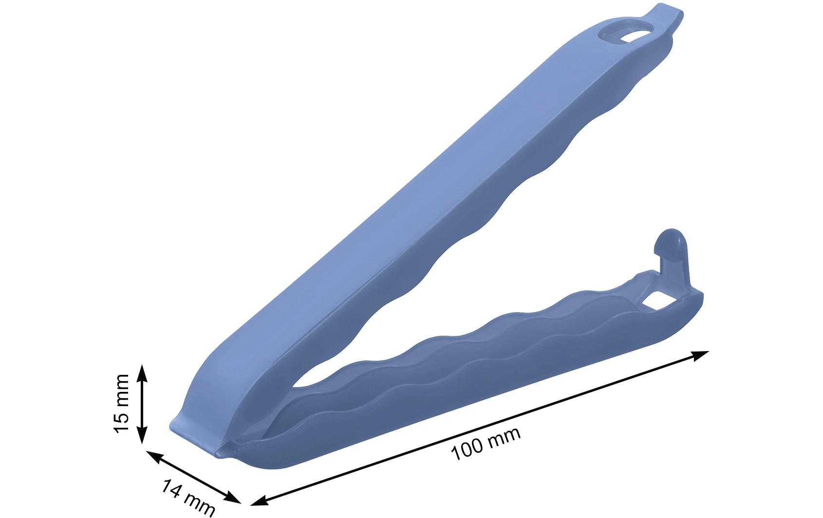 Rotho Verschlussclip ONDA 10 Stück, Blau