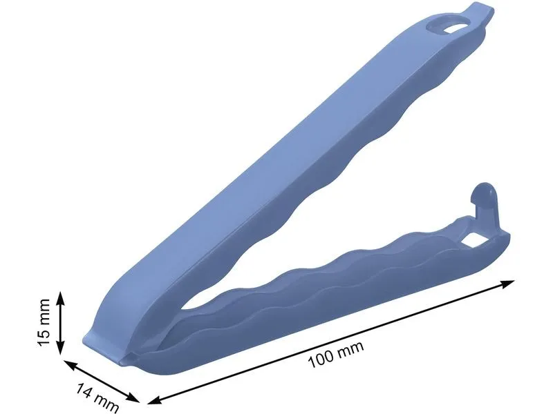 Rotho Verschlussclip ONDA 10 Stück, Blau
