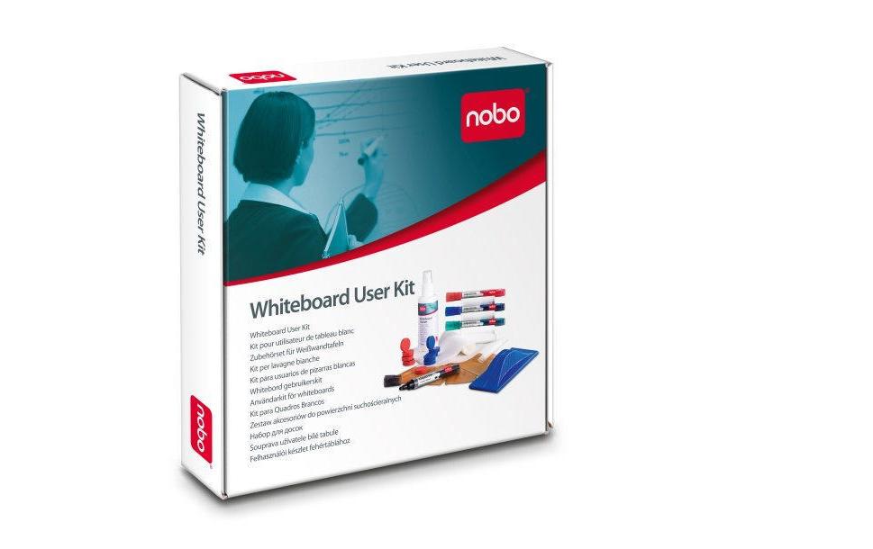 Nobo Starter-Kit für Whiteboards, 32-teilig