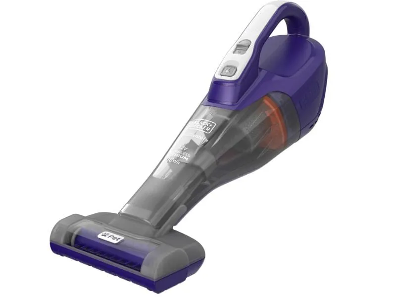 BLACK+DECKER Akku-Handsauger Dustbuster Pet Titanium/Violett BLACK+DECKER Akku-Handsauger Dustbuster Pet Titanium/Violett