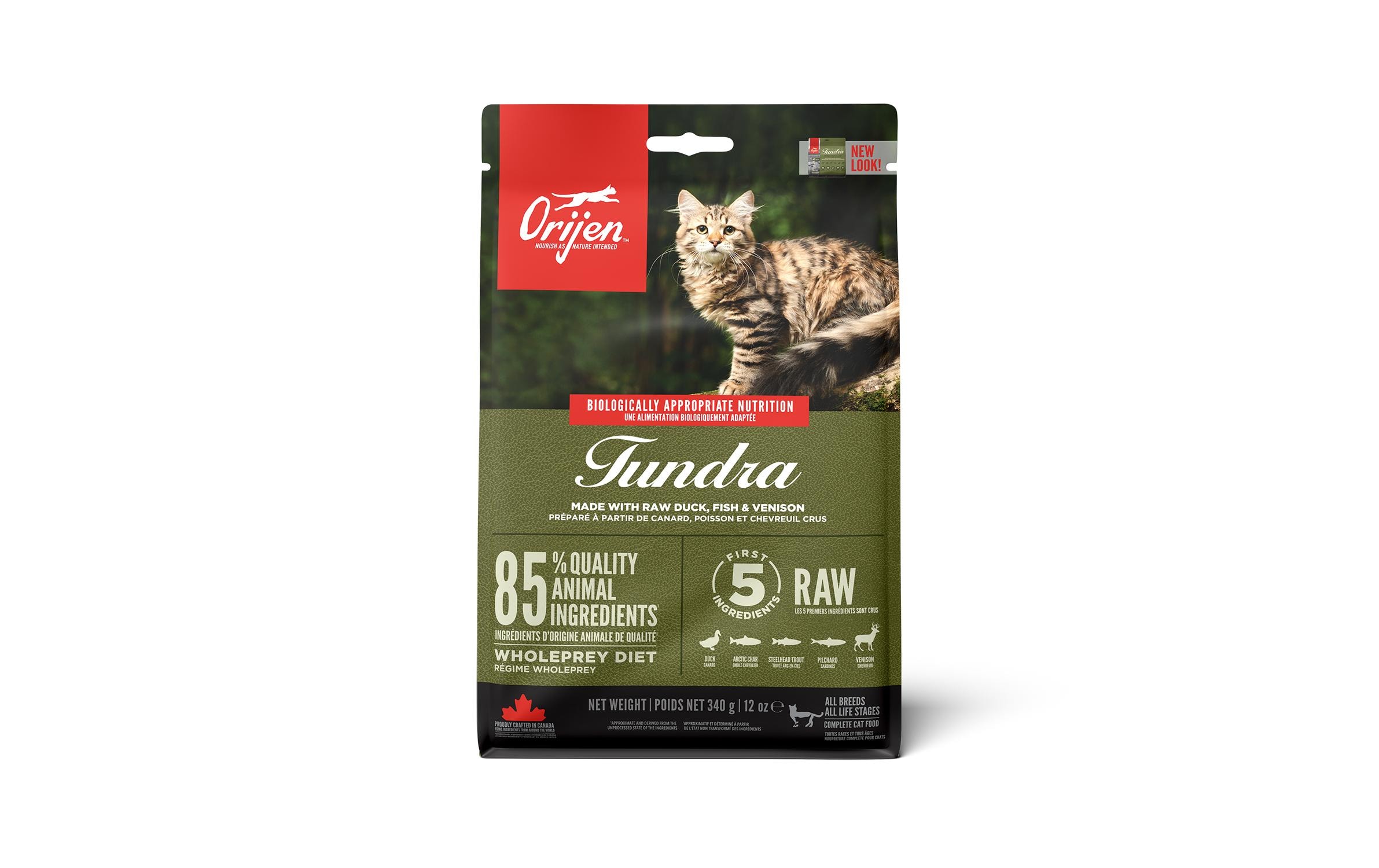 Orijen Trockenfutter Cat Tundra mit Ziege, 340 g