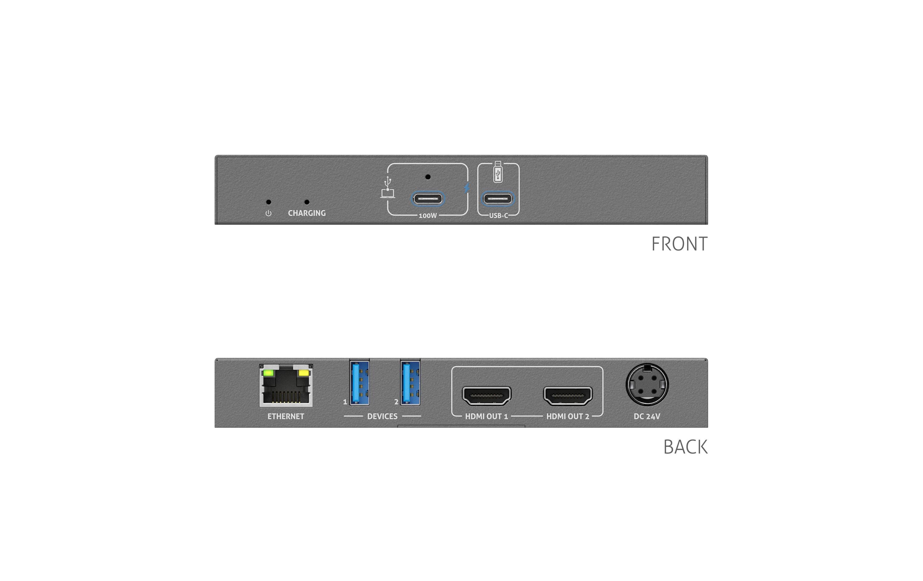 PureTools Docking Station PT-HUB-100 USB-C