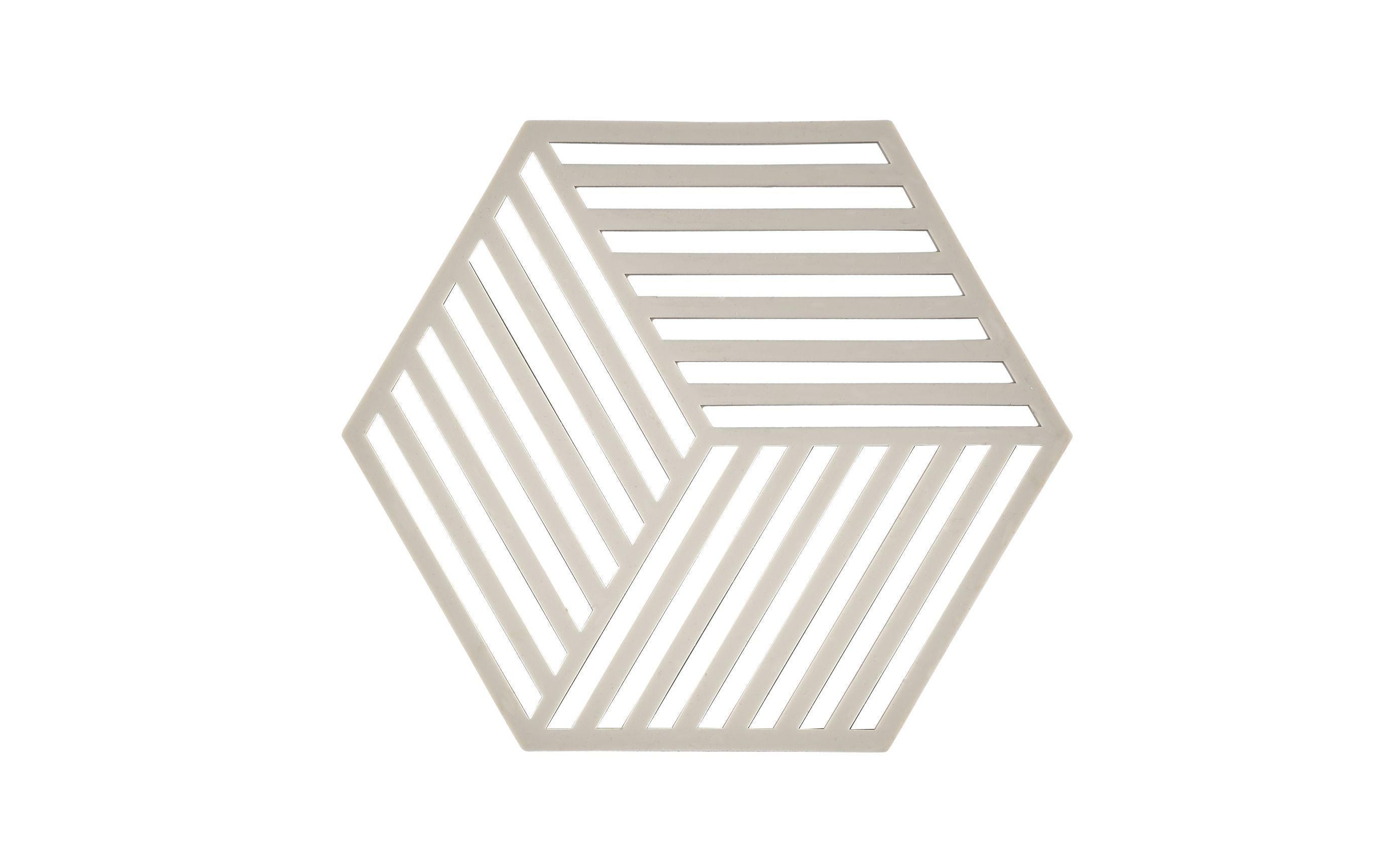 Zone Denmark Topfuntersetzer Hexagon Hellgrau