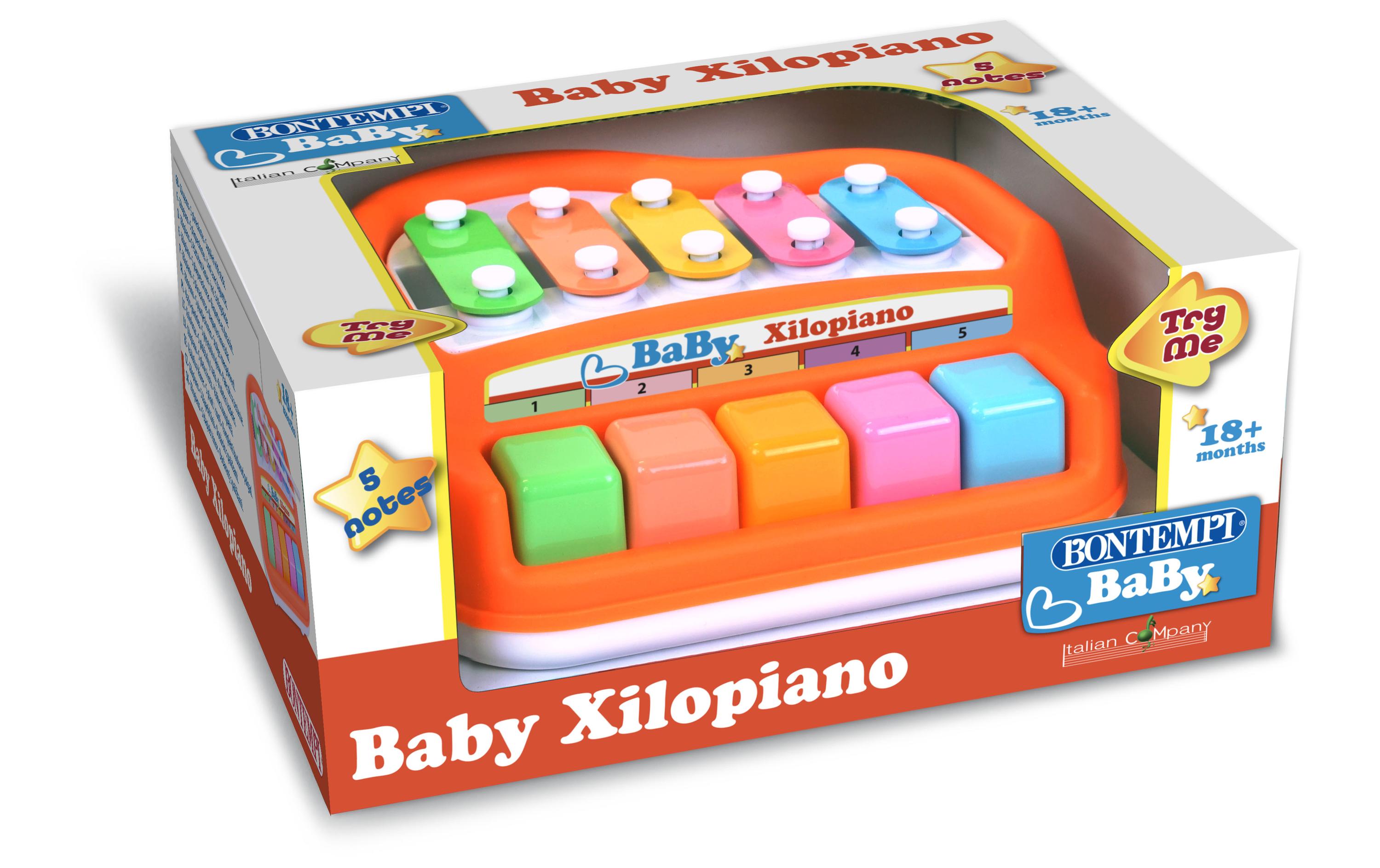 Bontempi Musikinstrument Baby Xylopiano mit 5 Noten