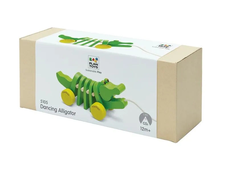 Plantoys Tanzender Alligator/ Krokodil Kautschukholz Plantoys Tanzender Alligator/ Krokodil Kautschukholz