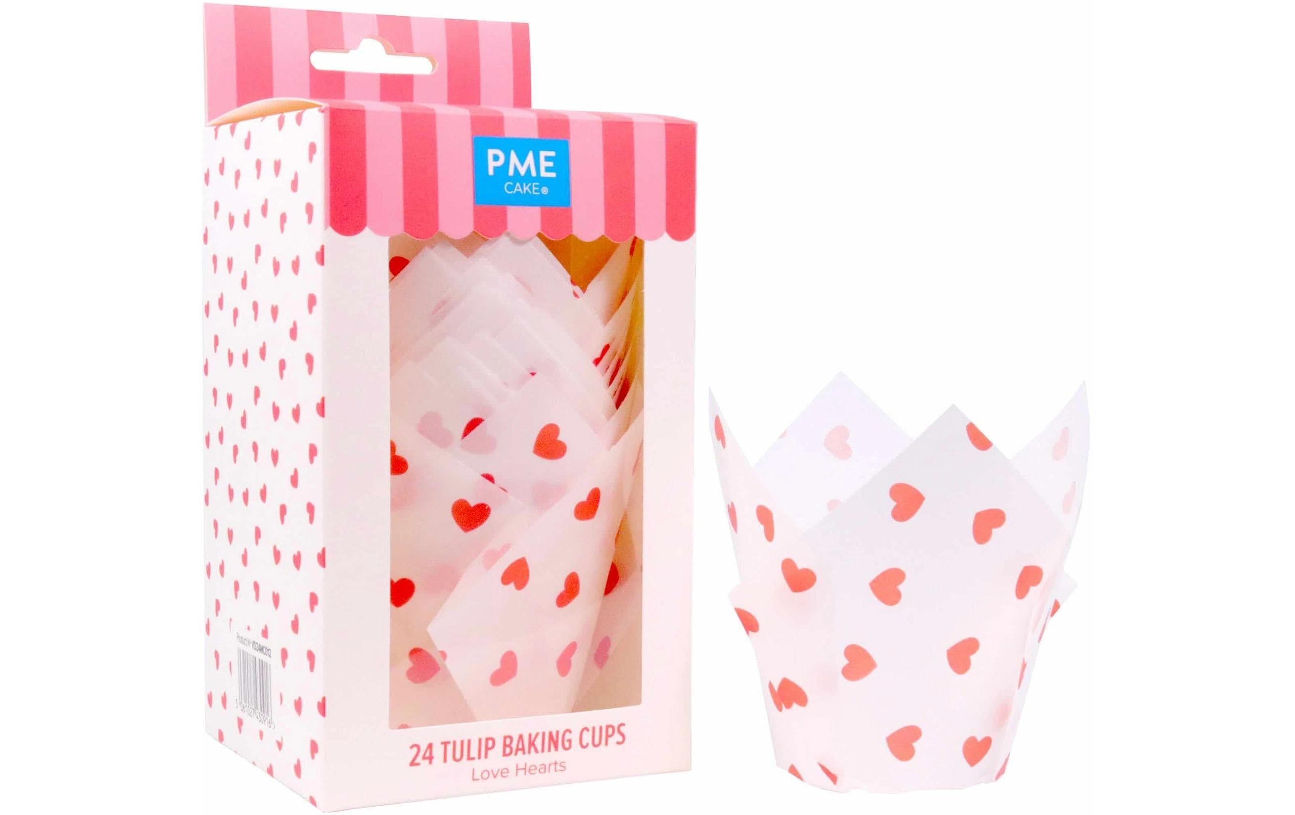 PME Muffin Backform Herzen 24 Stück
