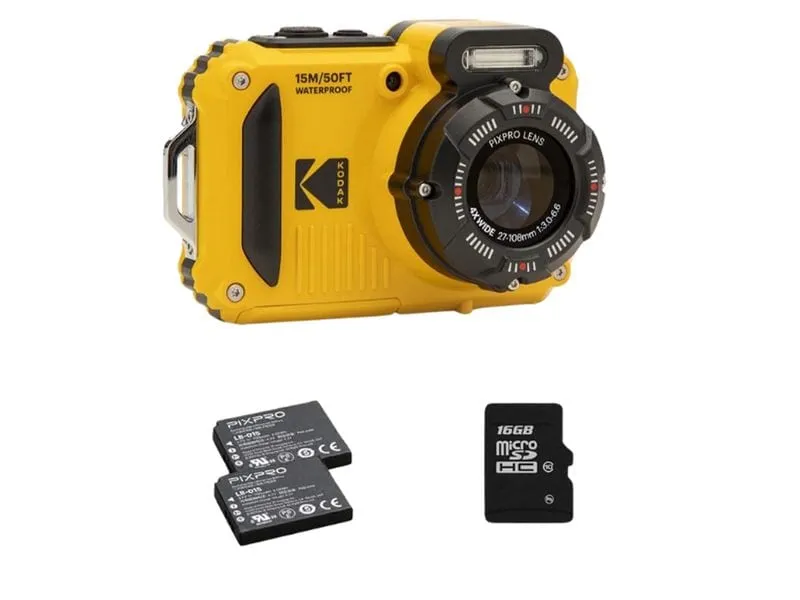 Kodak Unterwasserkamera PixPro WPZ2 Kit Gelb Kodak Unterwasserkamera PixPro WPZ2 Kit Gelb