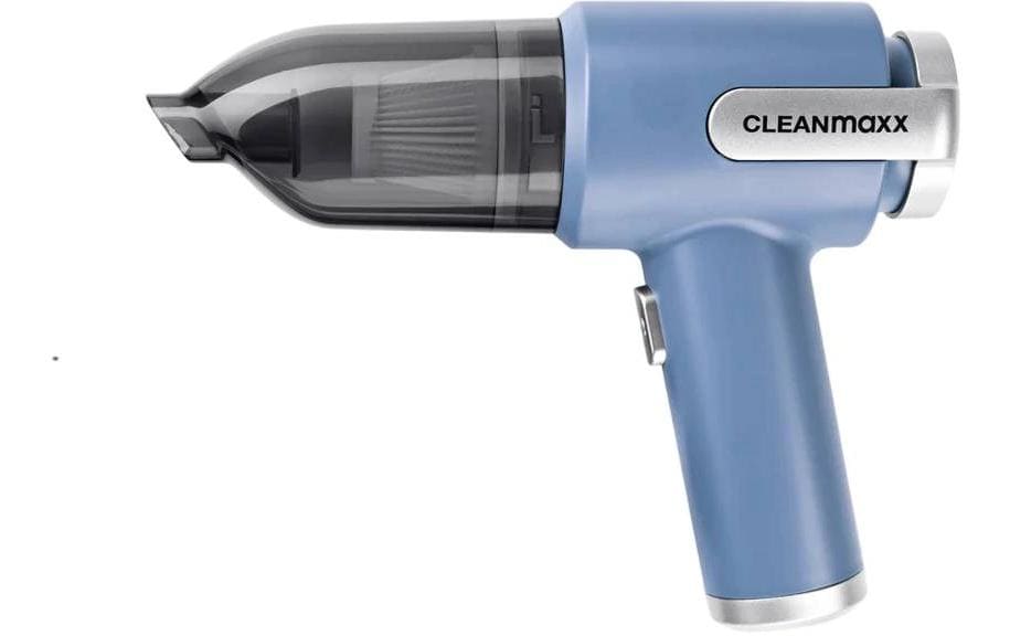 CLEANmaxx Akku-Handsauger Blau 9-teilig