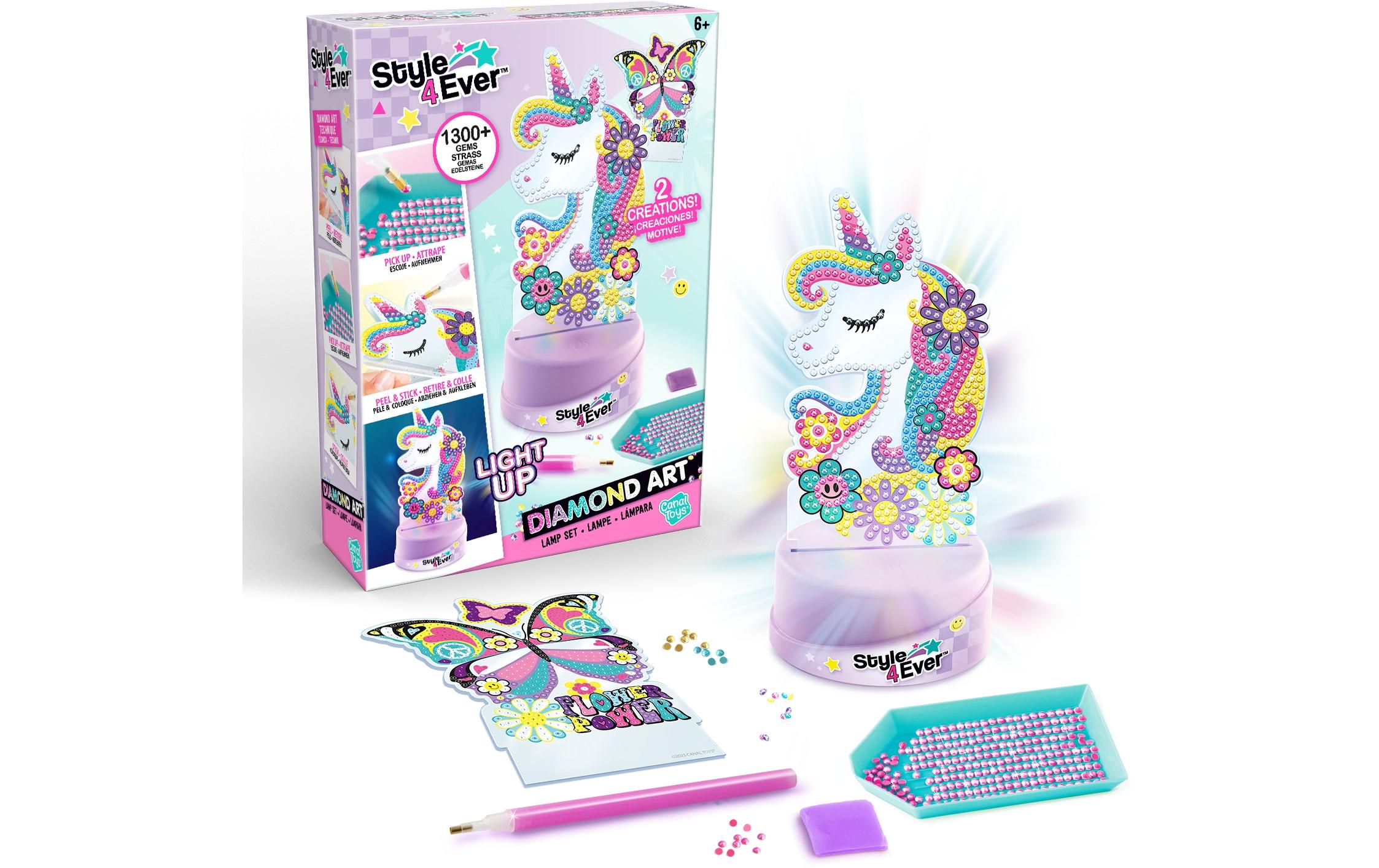 Canal Toys Bastelset Diamond Art Lamp Set