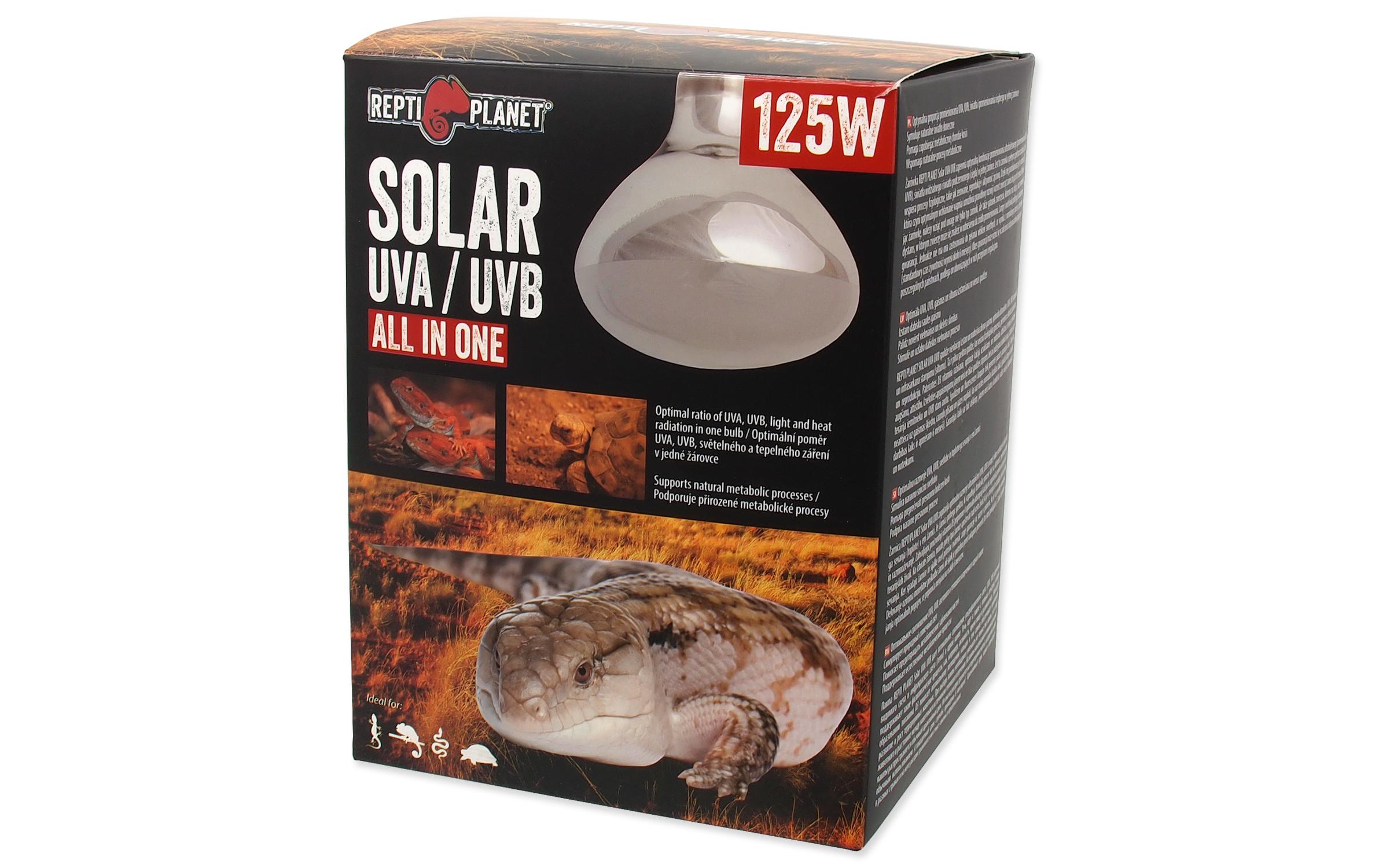 Repti Planet Terrarienlampe Solarlicht mit UVA & UVB 125 W
