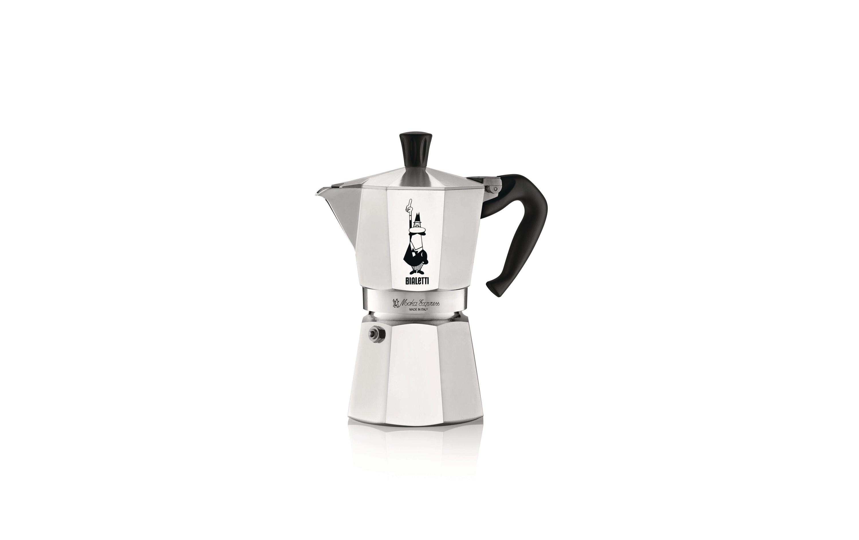 Bialetti Espressokocher Moka Express 6 Tassen, Silber