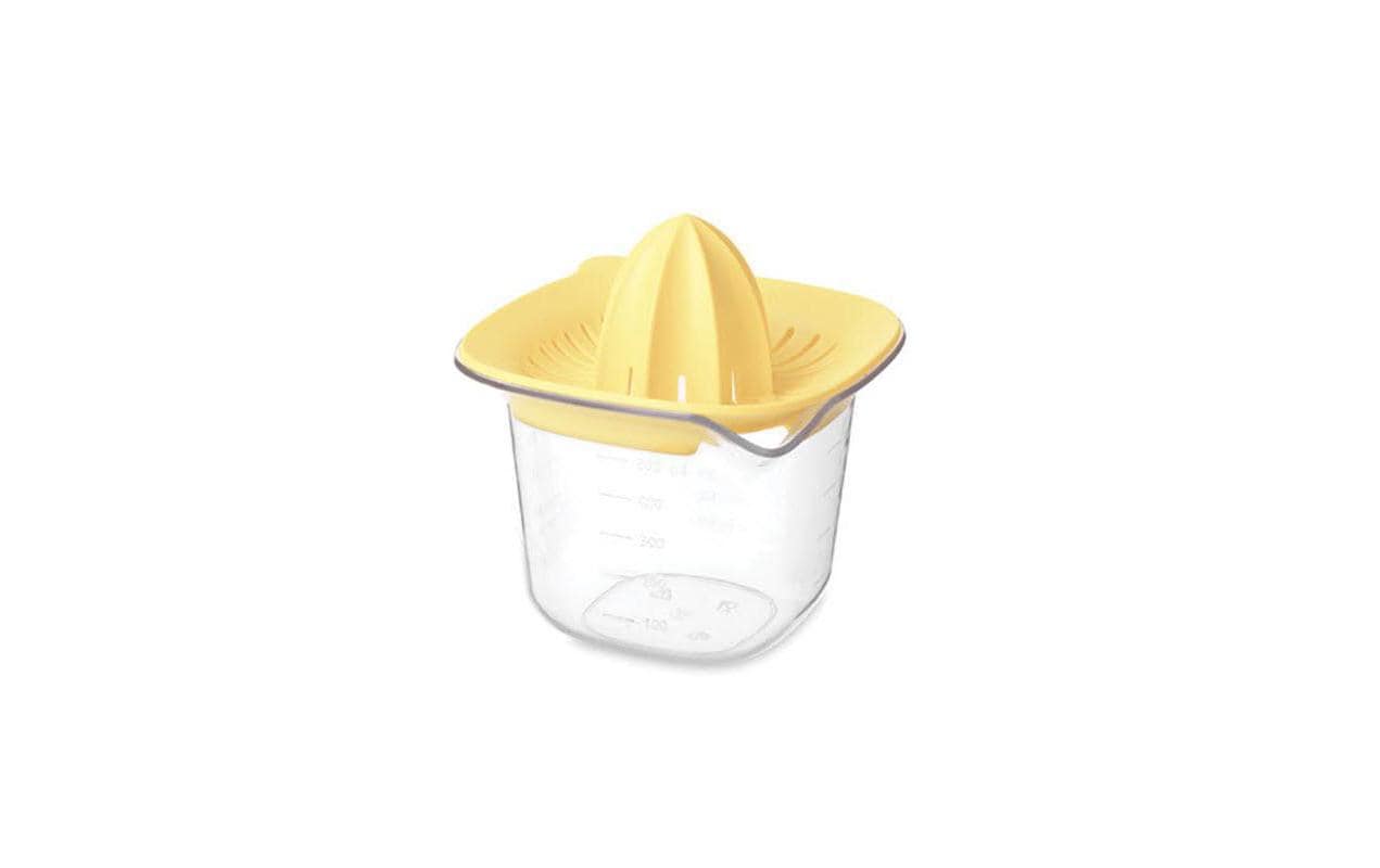 Brabantia Zitruspresse Tasty+ mit Messbecher, Vanilla Yellow