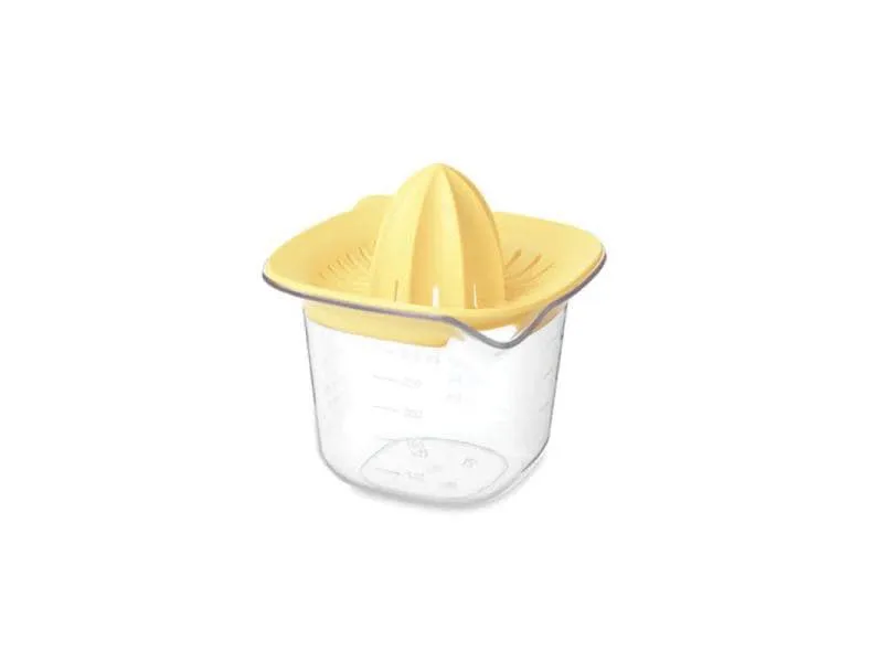 Brabantia Zitruspresse Tasty+ mit Messbecher, Vanilla Yellow Brabantia Zitruspresse Tasty+ mit Messbecher, Vanilla Yellow