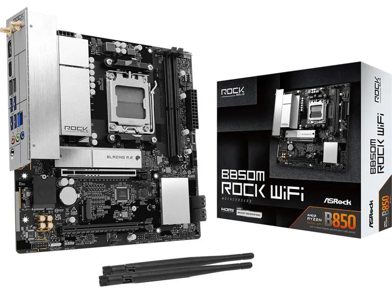 ASRock Mainboard B850M Rock WiFi