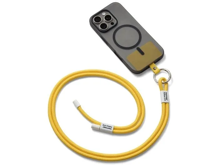 Pantone by Copenhagen Design AdjustablePhonestrap Yellow012 Pantone by Copenhagen Design AdjustablePhonestrap Yellow012