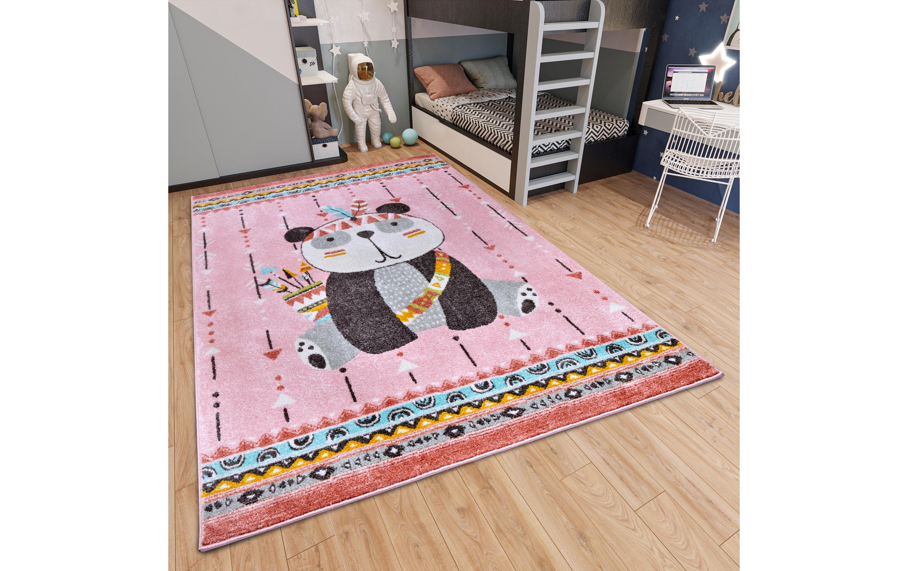 Hanse Home Dekoteppich Panda 120 x 170 cm, Rosa
