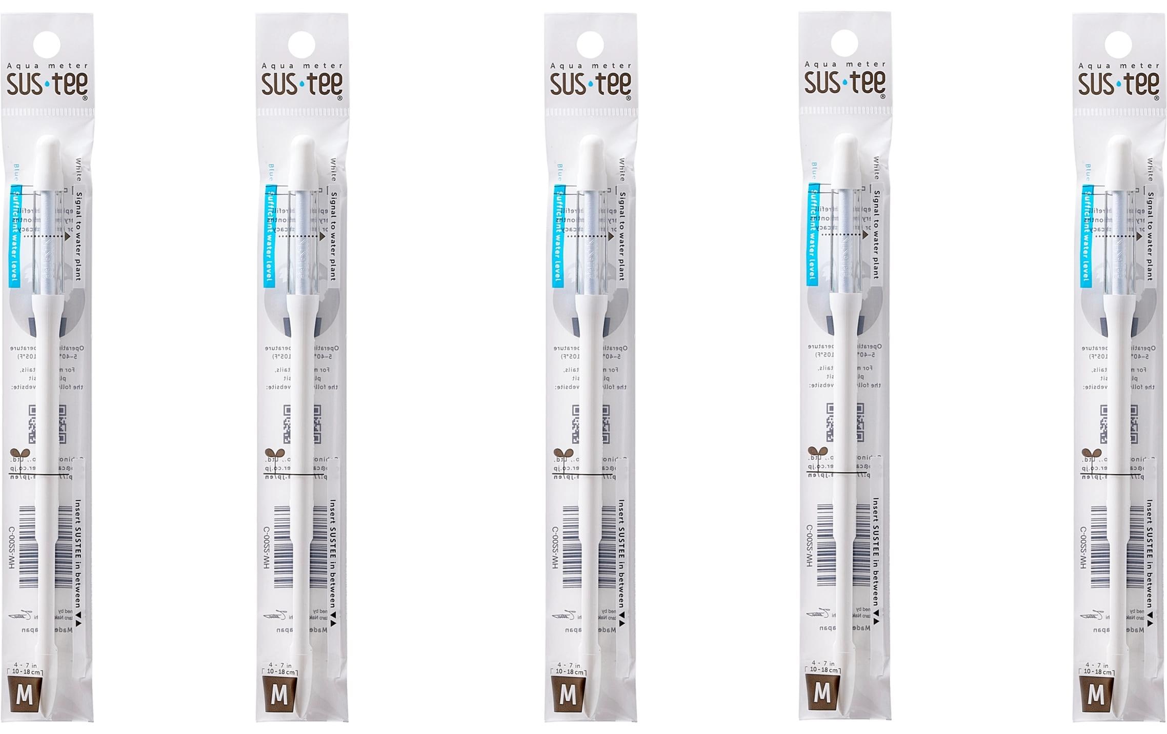 SUStee SUSTEE Giessanzeiger 5er Set M Weiss Weiss SUStee SUSTEE Giessanzeiger 5er Set M Weiss Weiss