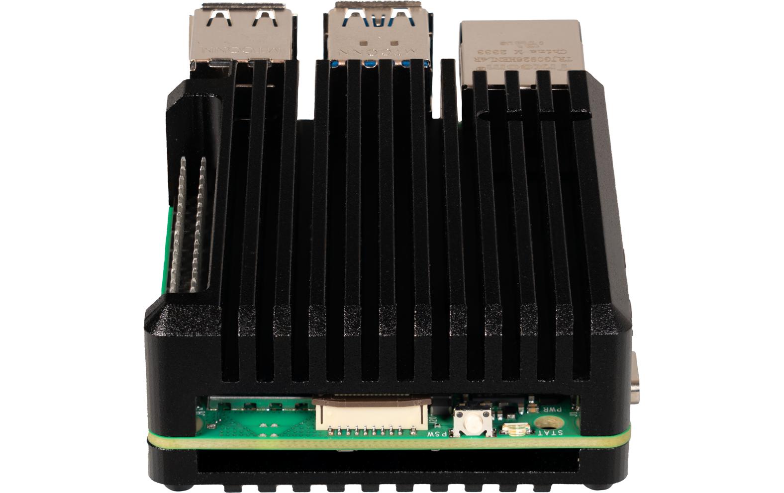 jOY-iT Aluminiumgehäuse mit Kühler Schwarz, Pi 5 jOY-iT Aluminiumgehäuse mit Kühler Schwarz, Pi 5