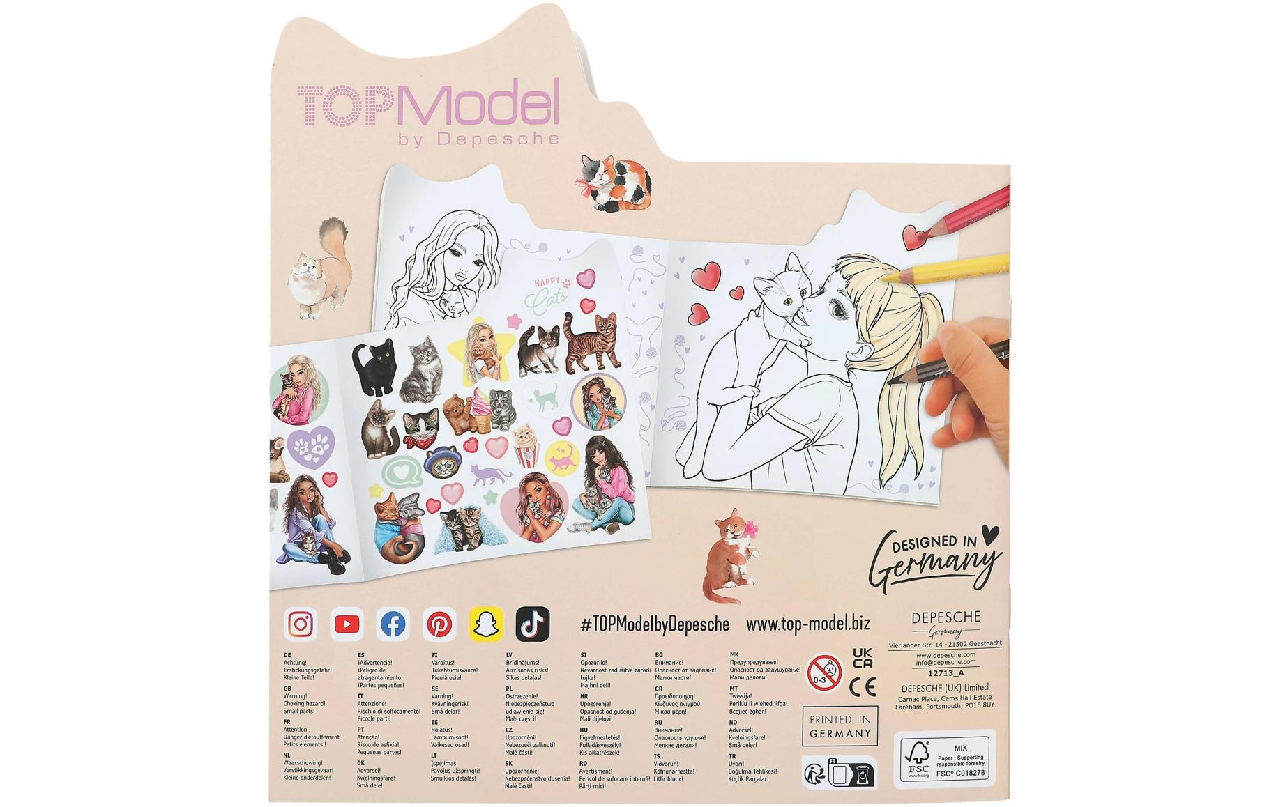 Topmodel Malbuch Kitty Top Model