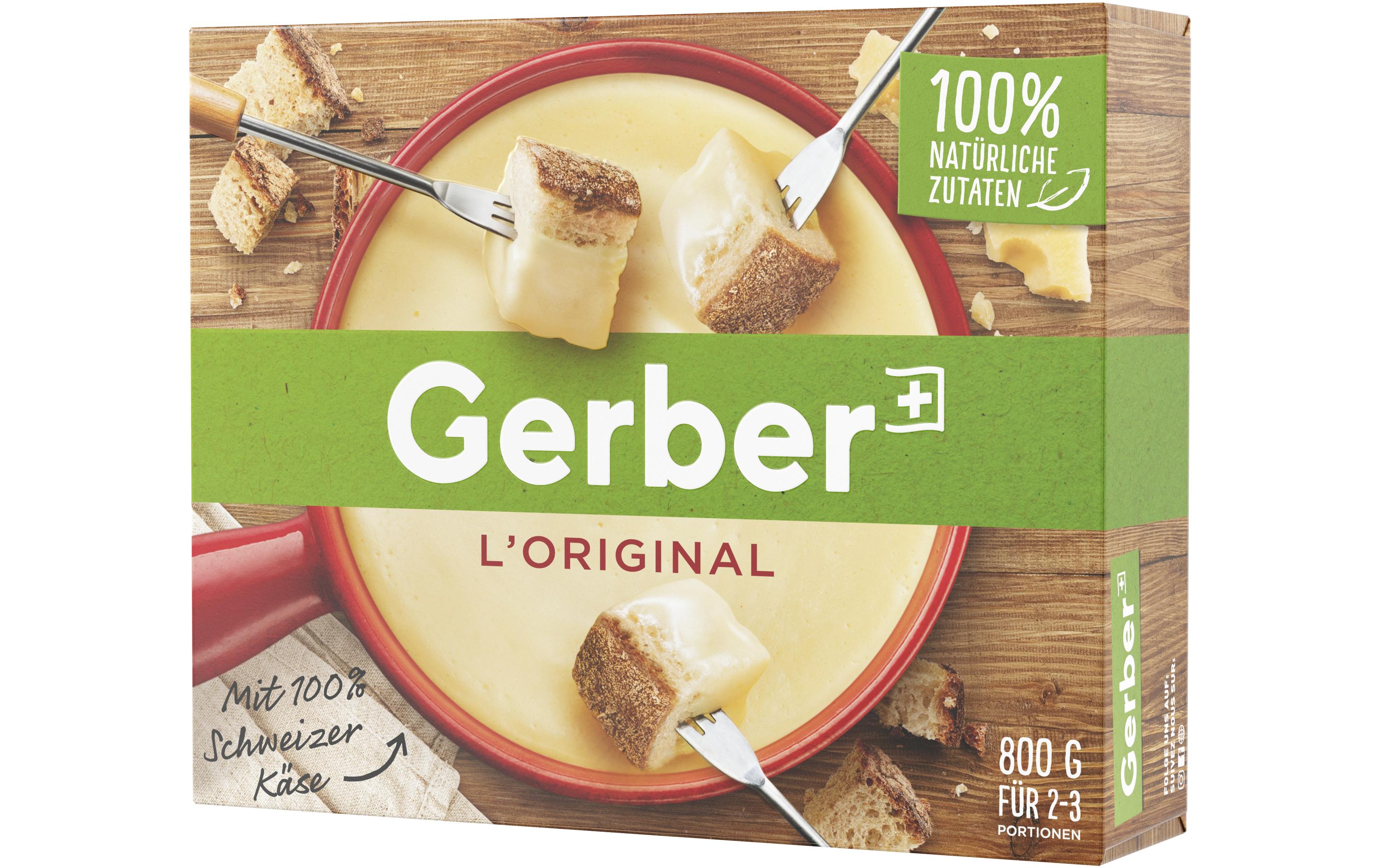 Gerber Fondue Fondue L'Original 2 x 400 g Gerber Fondue Fondue L'Original 2 x 400 g