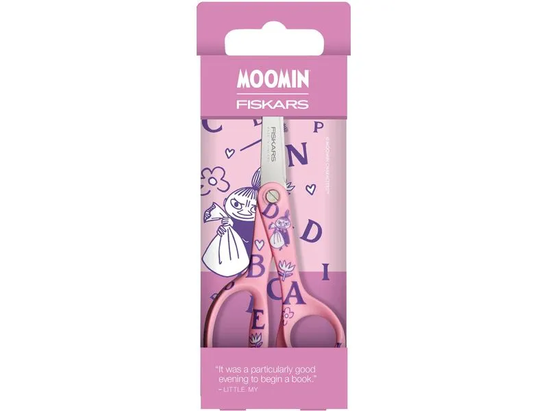Fiskars Kinderschere Moomin ABC Little My 1 13 cm, Rosa Fiskars Kinderschere Moomin ABC Little My 1 13 cm, Rosa
