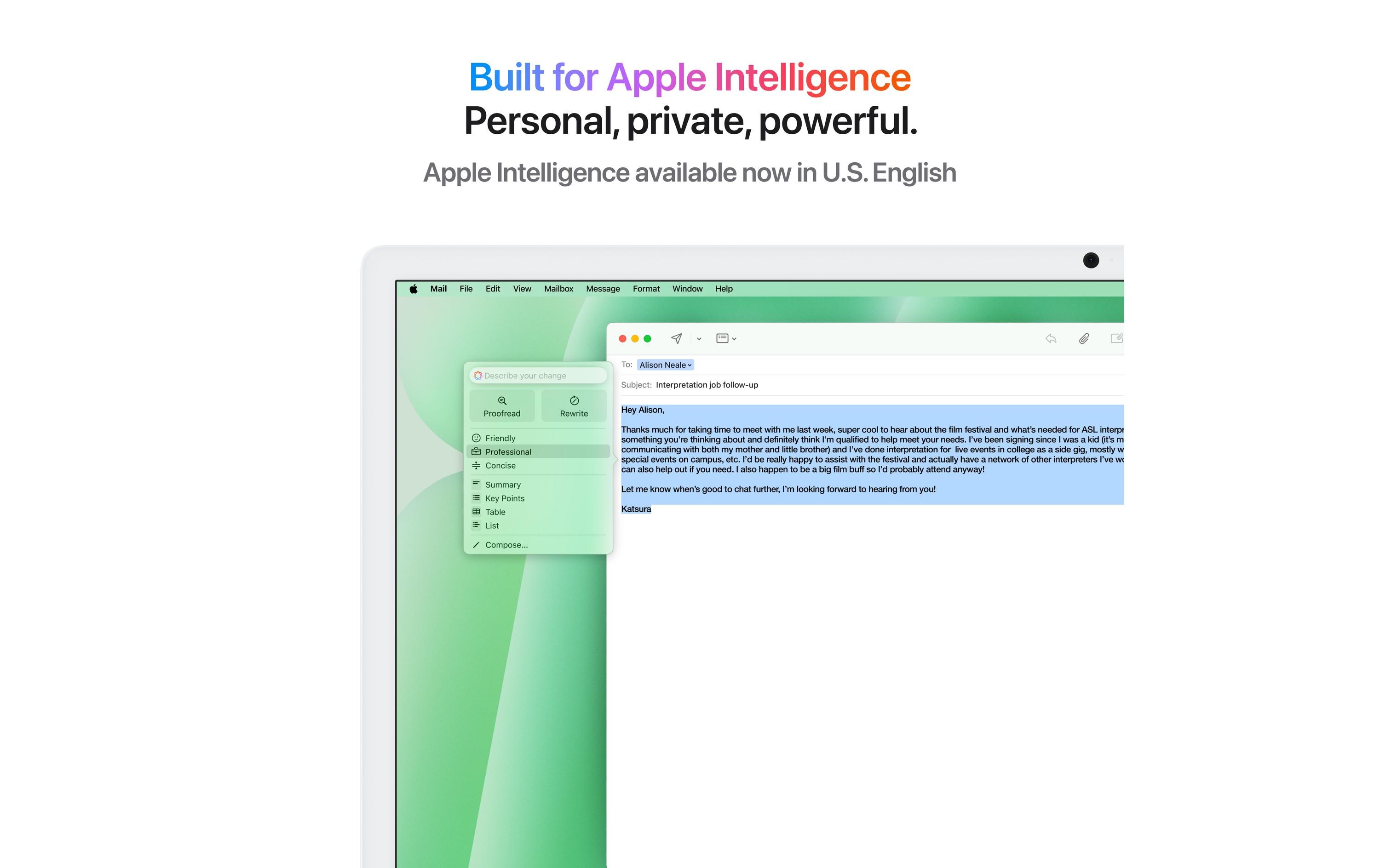 Apple iMac 24 M4 10C GPU / 512 GB / 16 GB Grün