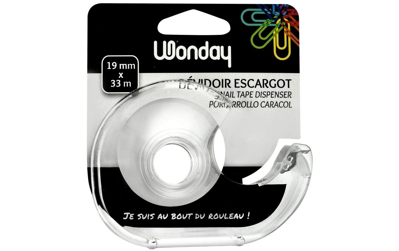 Büromaterial Tischabroller Wonday 19 mm x 33 m, Transparent Büromaterial Tischabroller Wonday 19 mm x 33 m, Transparent