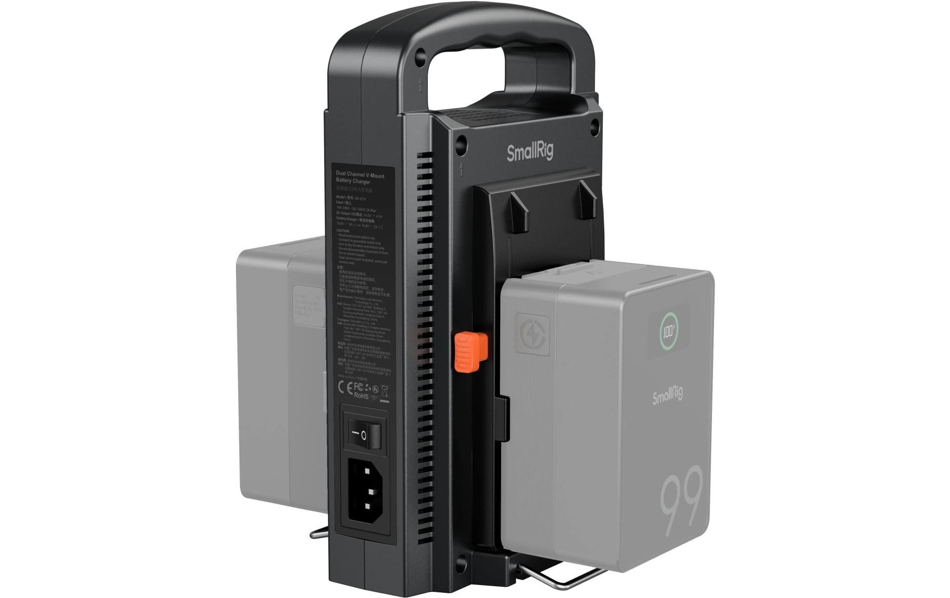 Smallrig Zweikanal-V-Mount-Akkuladegerät
