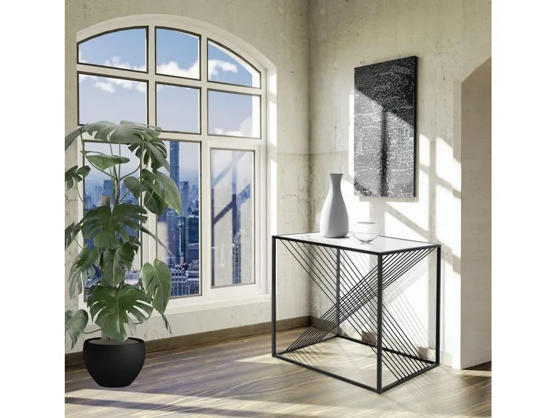 EGLO Beistelltisch Otawara Ø 45.5 x 55 cm, Schwarz EGLO Beistelltisch Otawara Ø 45.5 x 55 cm, Schwarz