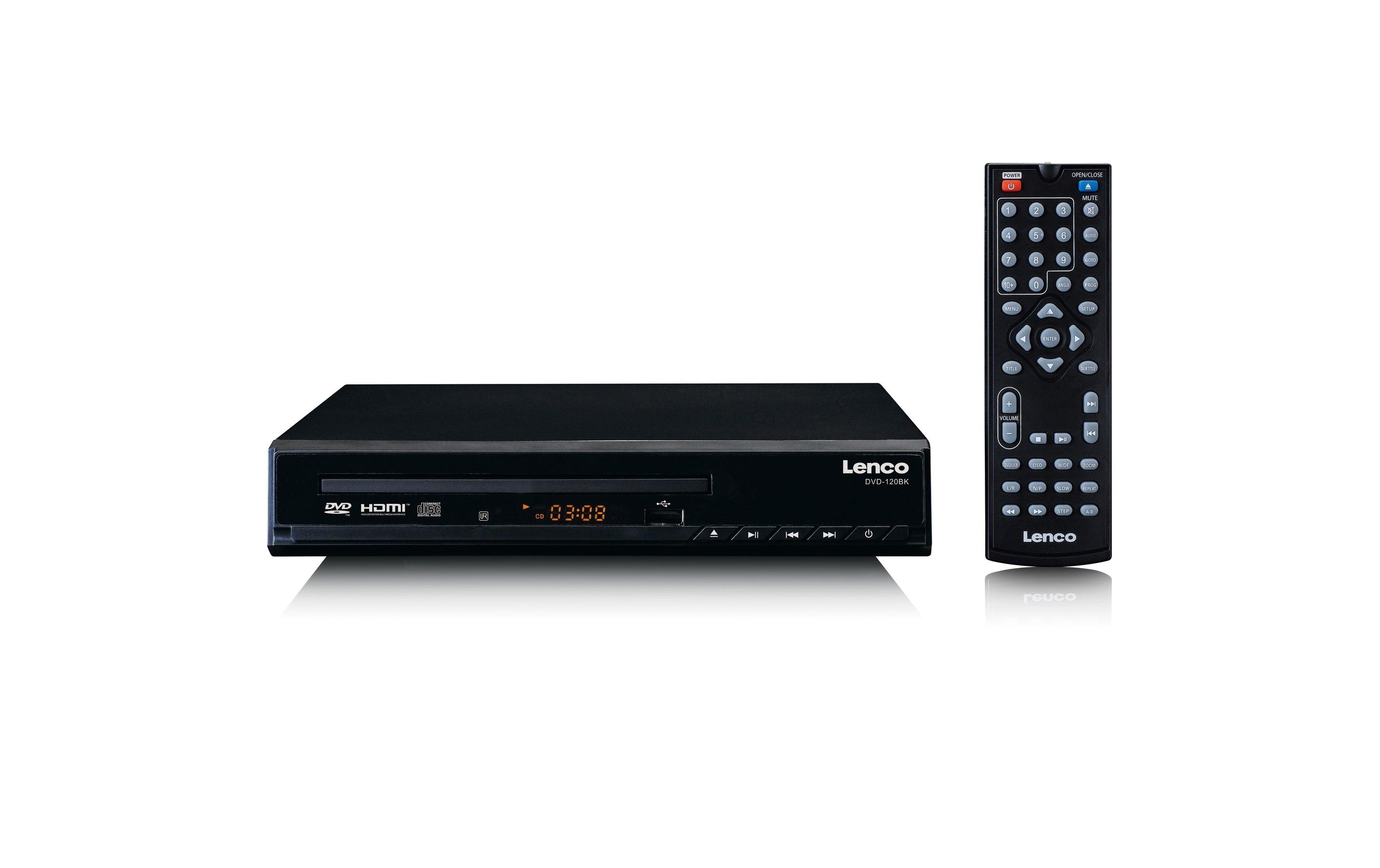 Lenco DVD-Player DVD-120 Schwarz
