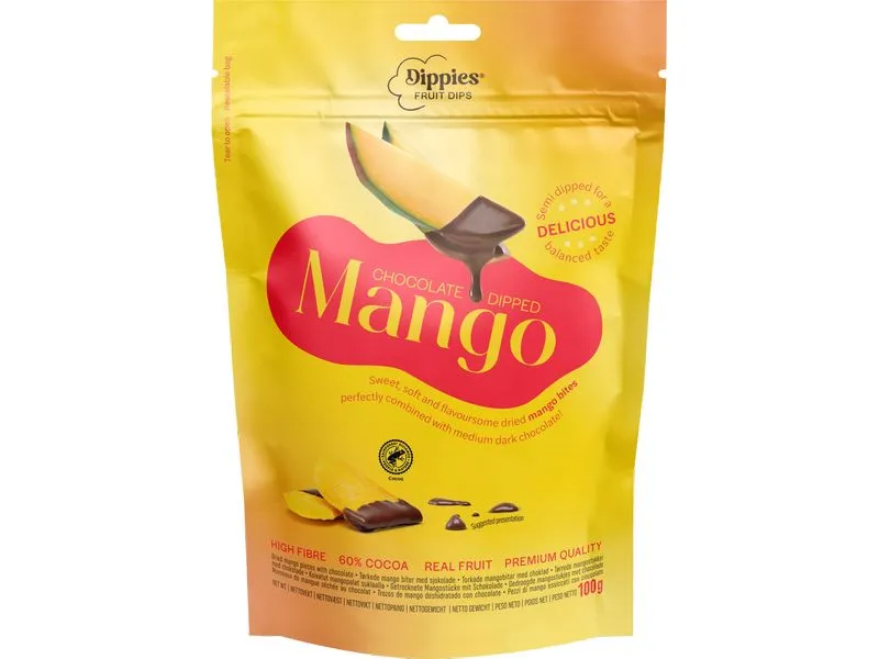 Dellia Fruit Dips Mango 100 g Dellia Fruit Dips Mango 100 g