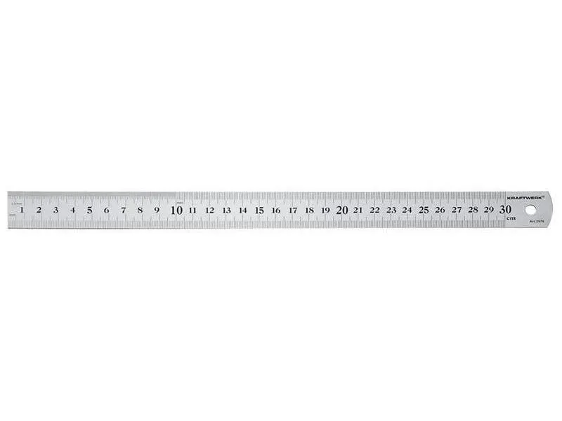 Kraftwerk Stahl-Massstab 30 cm Kraftwerk Stahl-Massstab 30 cm