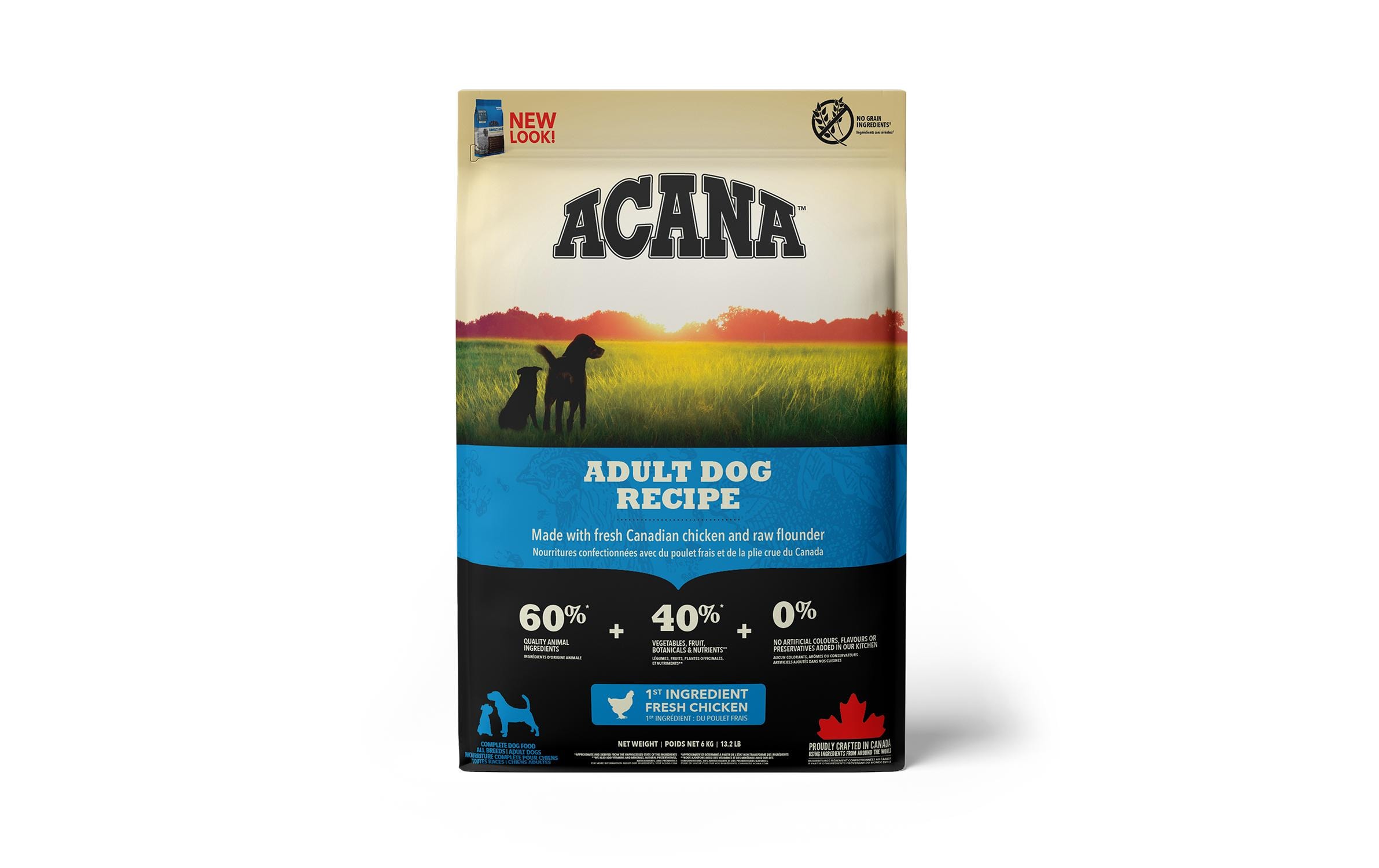 Acana Trockenfutter Adult Dog Recipe, 6 kg