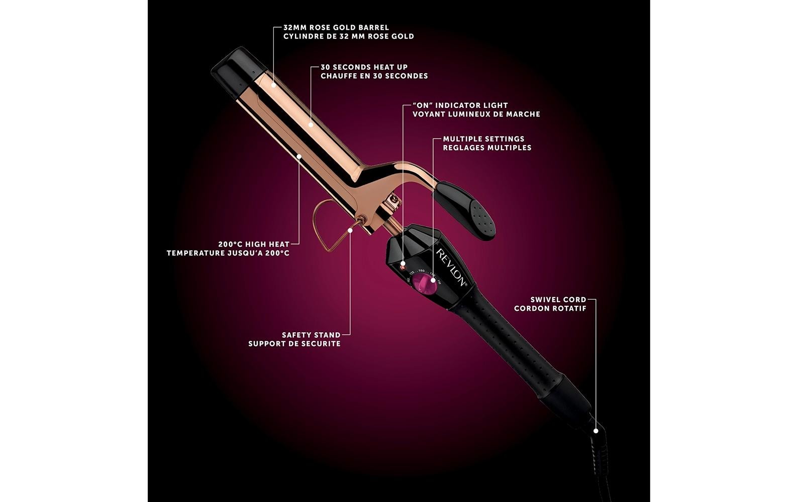 Revlon Lockenstab Curls & Waves Ø 32 mm