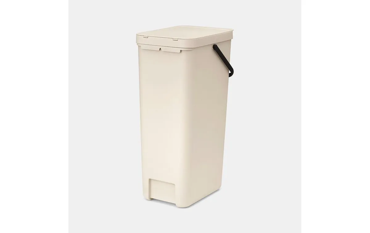 Brabantia Recyclingbehälter Sort & Go 40 l, Beige