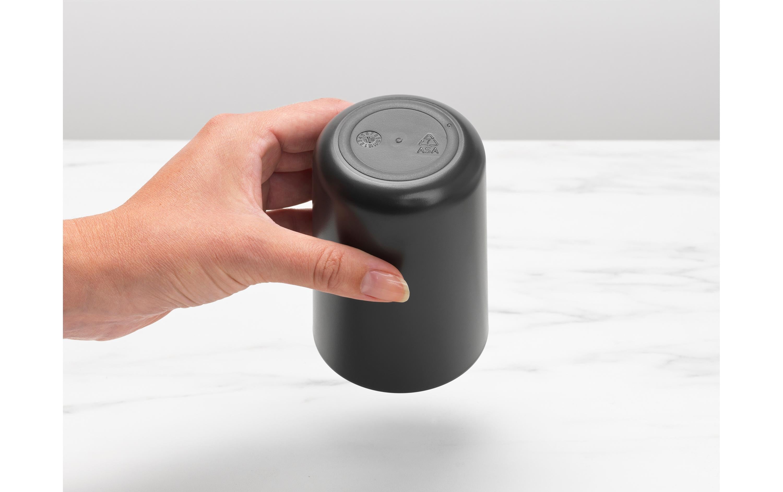 Brabantia Zahnputzbecher ReNew Schwarz