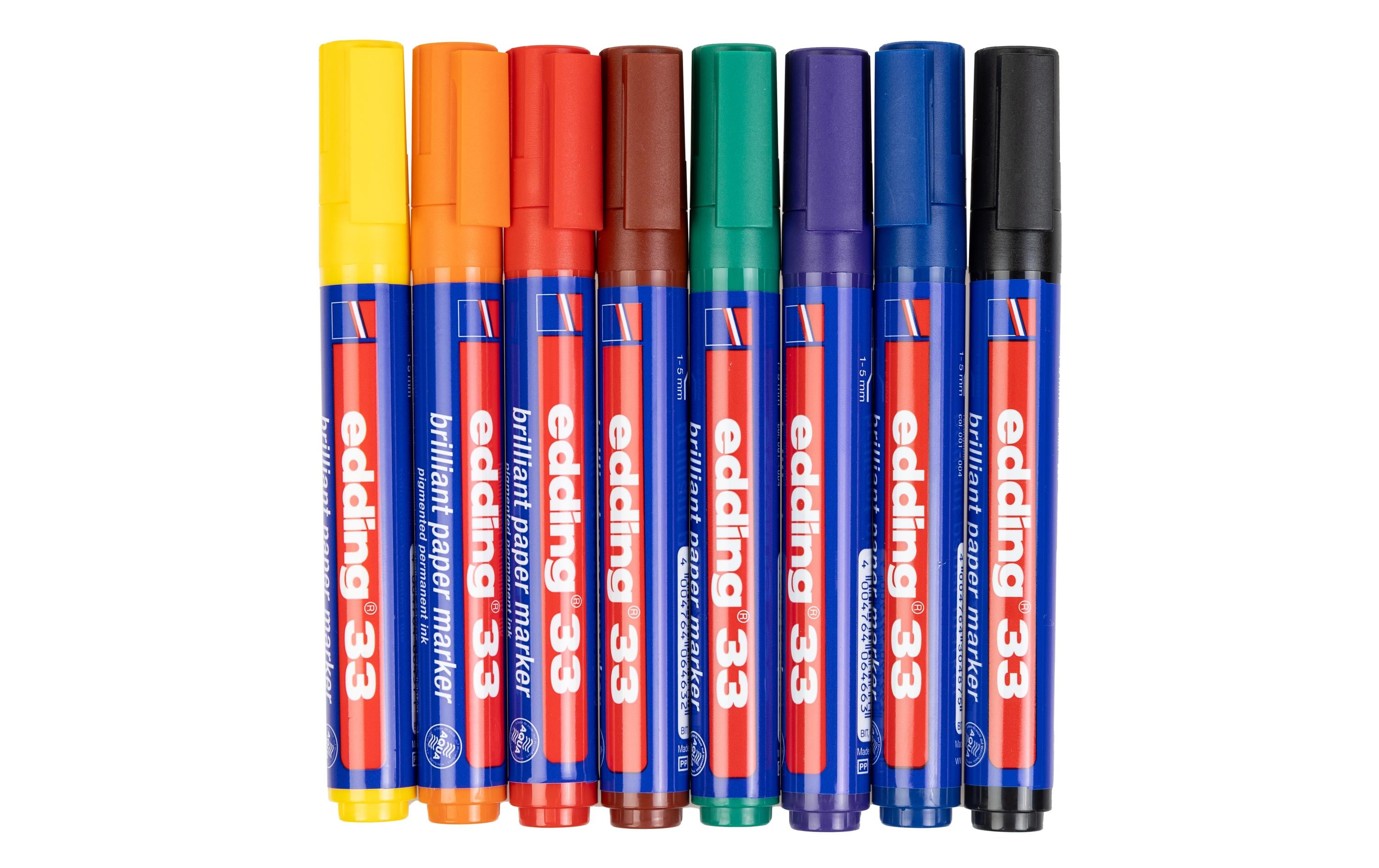 edding Flipchart-Marker 33 8 Stück, Mehrfarbig