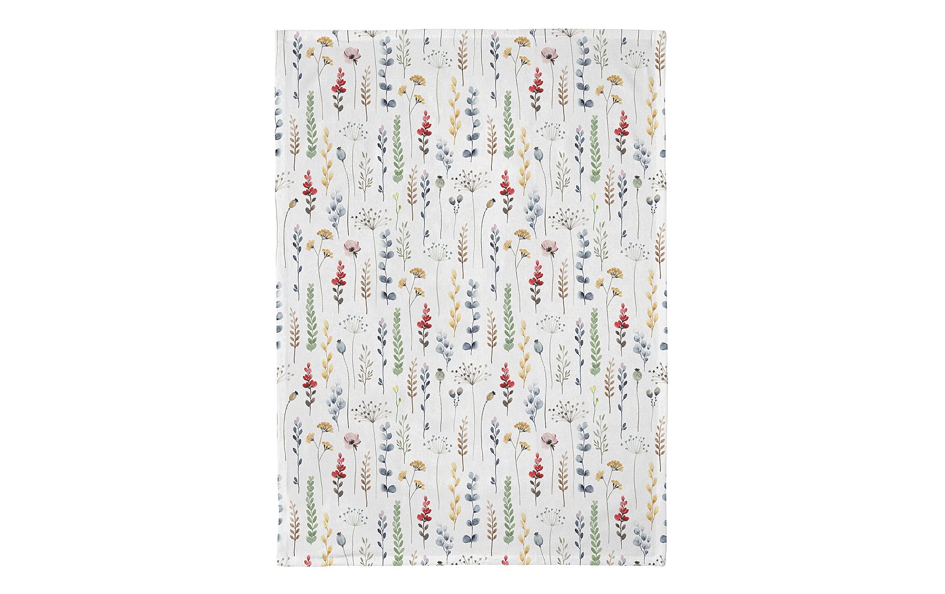 Chic Mic Geschirrtuch Watercolor flowers 50 x 70 cm